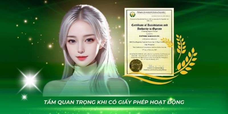 Lợi ích thiết thực của giấy phép hoạt động Soc88